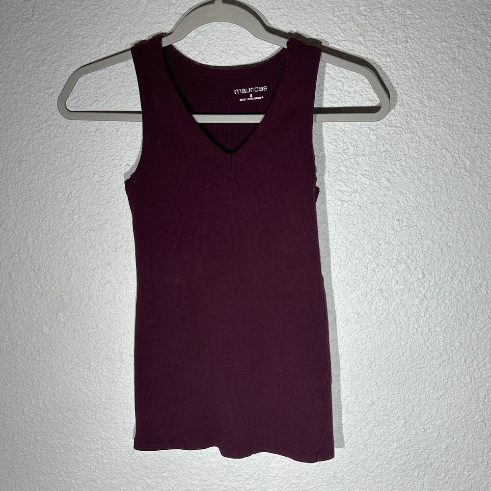 Maurice's Tank Top Small Ribbed Skin Tight Lot Of 3